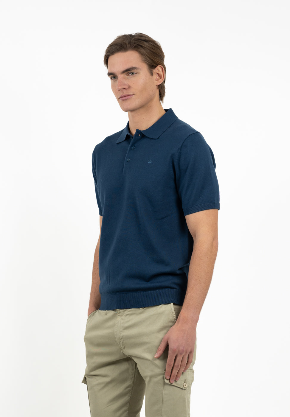 Polo Tricot Azul Medianoche