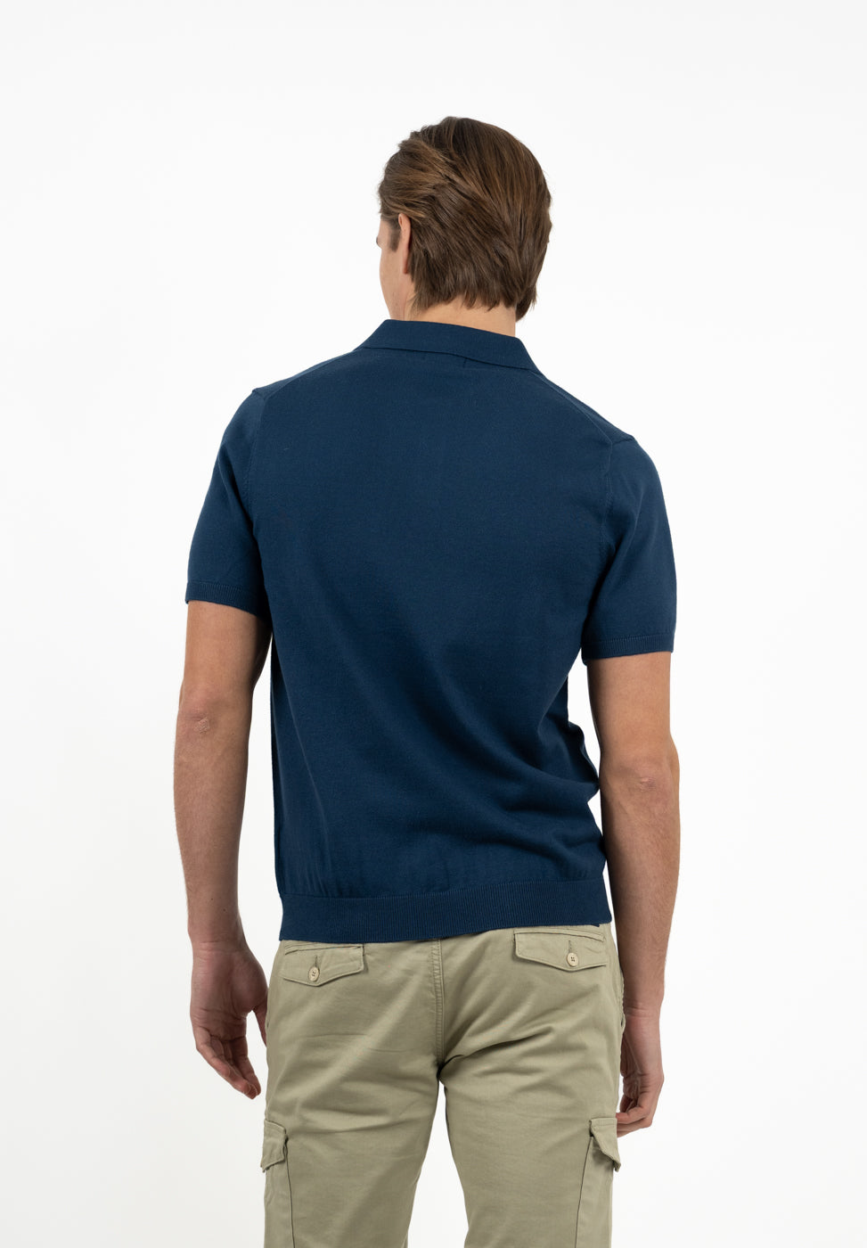 Polo Tricot Azul Medianoche