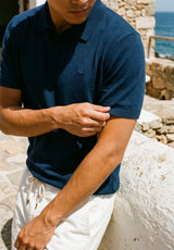 Polo Tricot Azul Medianoche