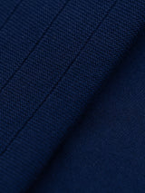 Jersey Cuello Caja Raya Tricotada Marino