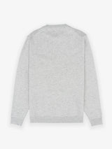 Jersey Cuello Caja Raya Tricotada Gris Claro