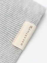Jersey Cuello Caja Raya Tricotada Gris Claro