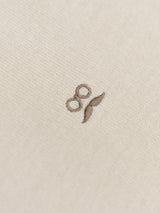 Jersey Liso Cuello Polo Blanco Roto