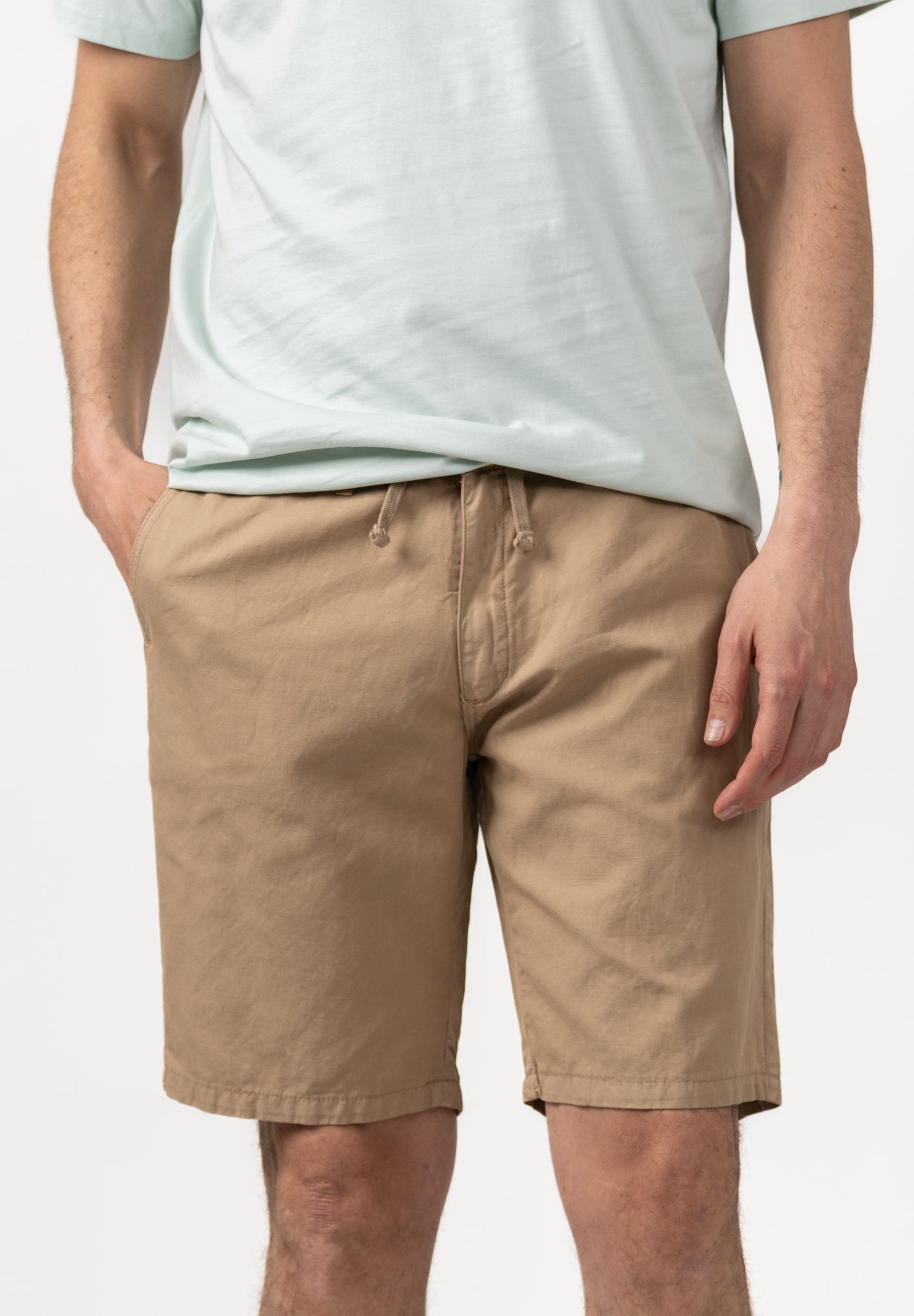 Bermuda Lino Camel