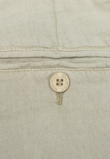 Pantalón Chino Vestir Lino Arena