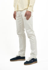 Pantalón Tejano Blanco Roto