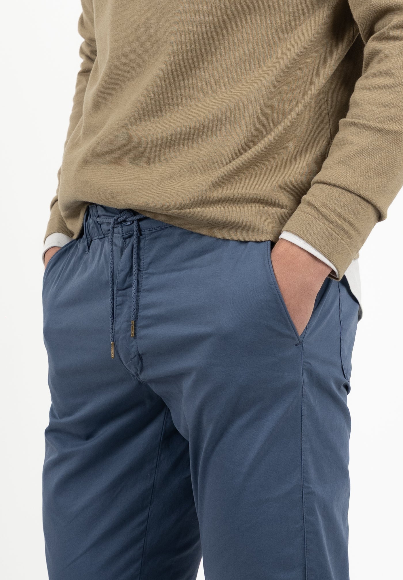 Pantalón Cintura Elástica Indigo Vintage