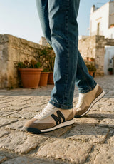 Zapatillas Branding Beige Tostado