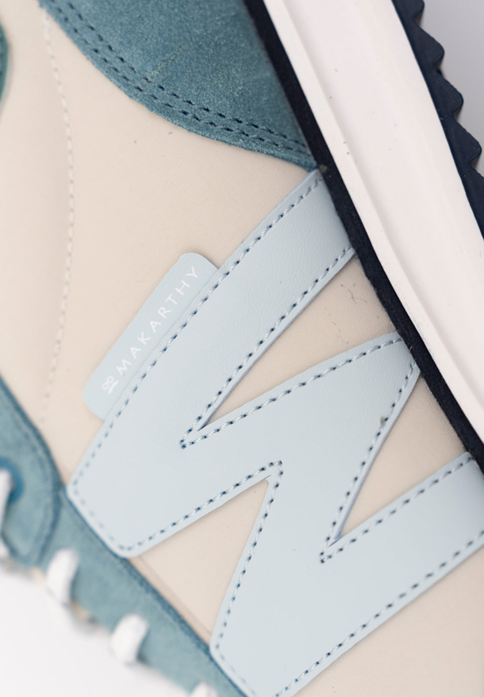 Sea Blue Branding Sneakers