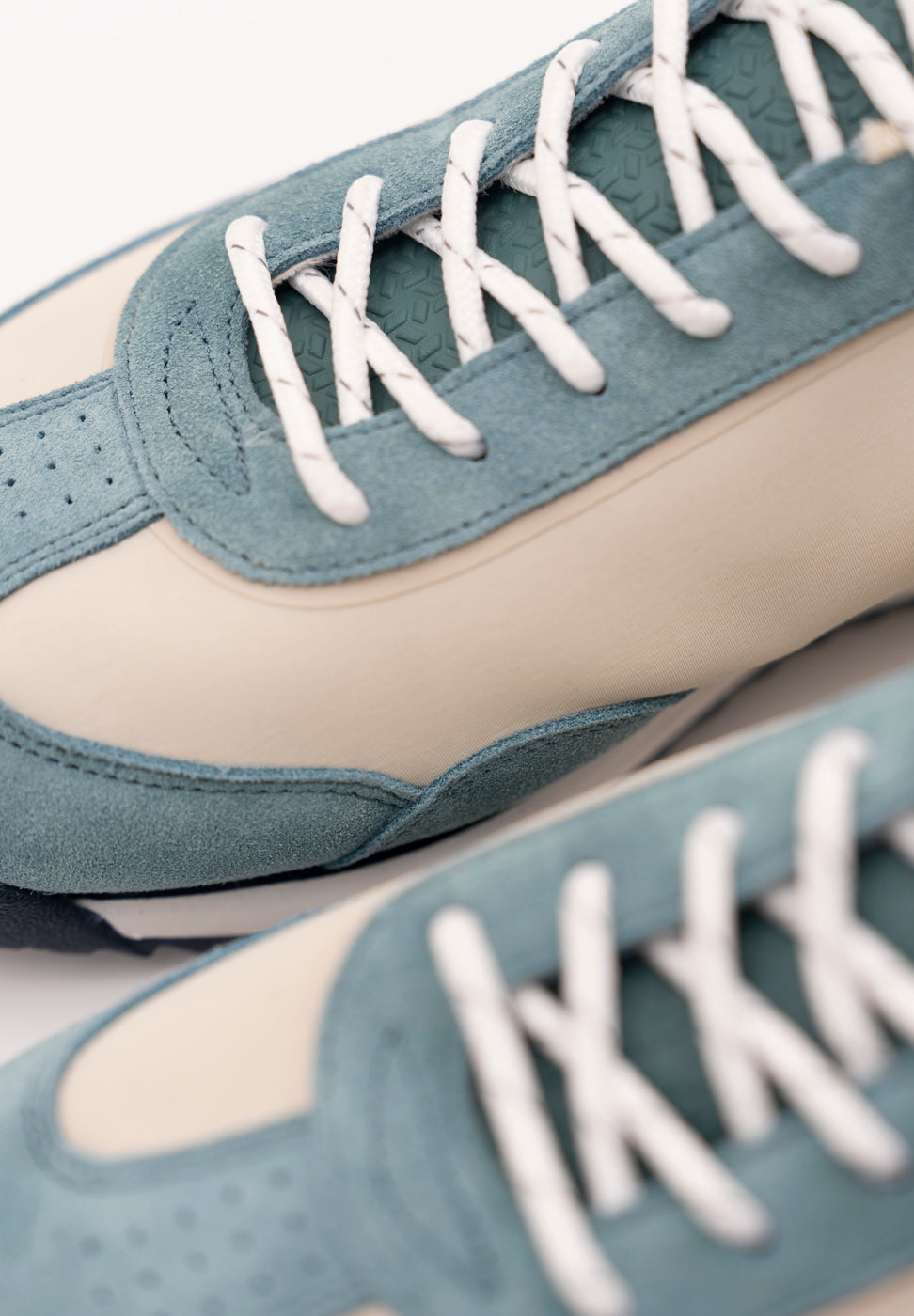 Sea Blue Branding Sneakers