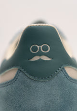 Sea Blue Branding Sneakers
