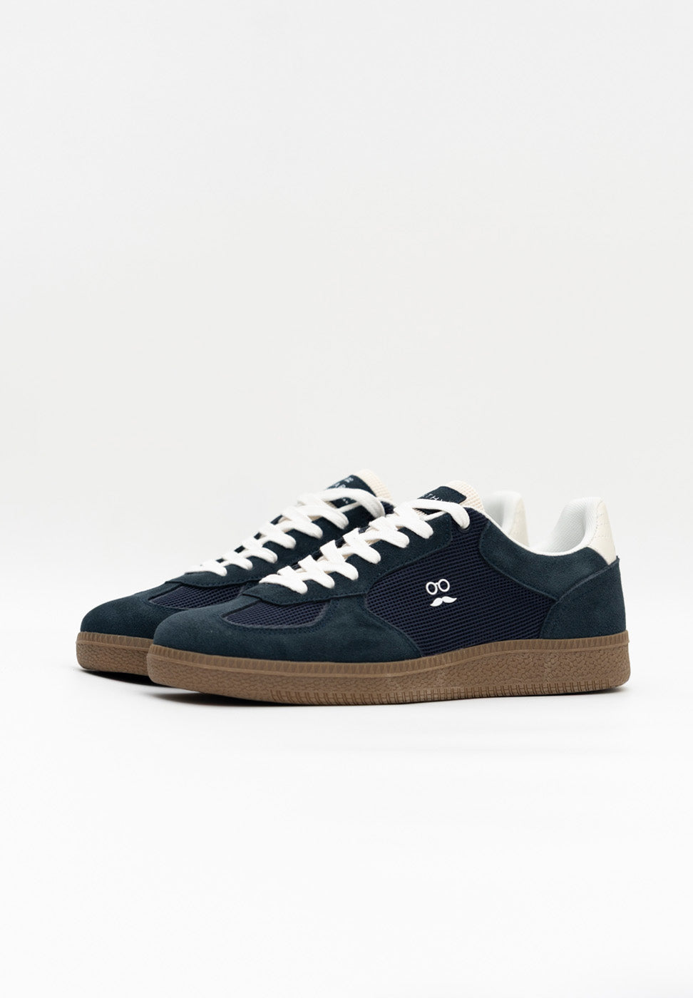 Vintage Indigo Fabric Retro Sneakers