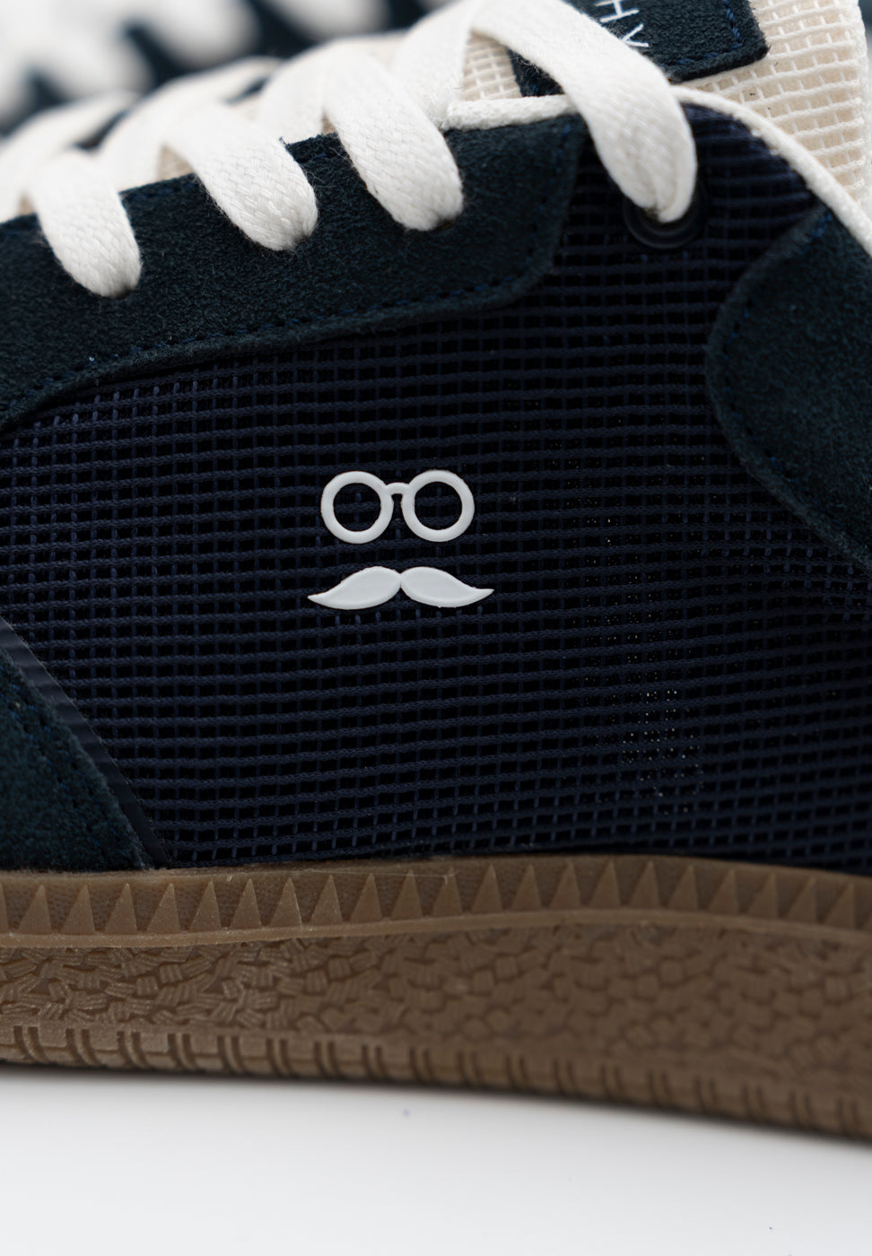 Vintage Indigo Fabric Retro Sneakers