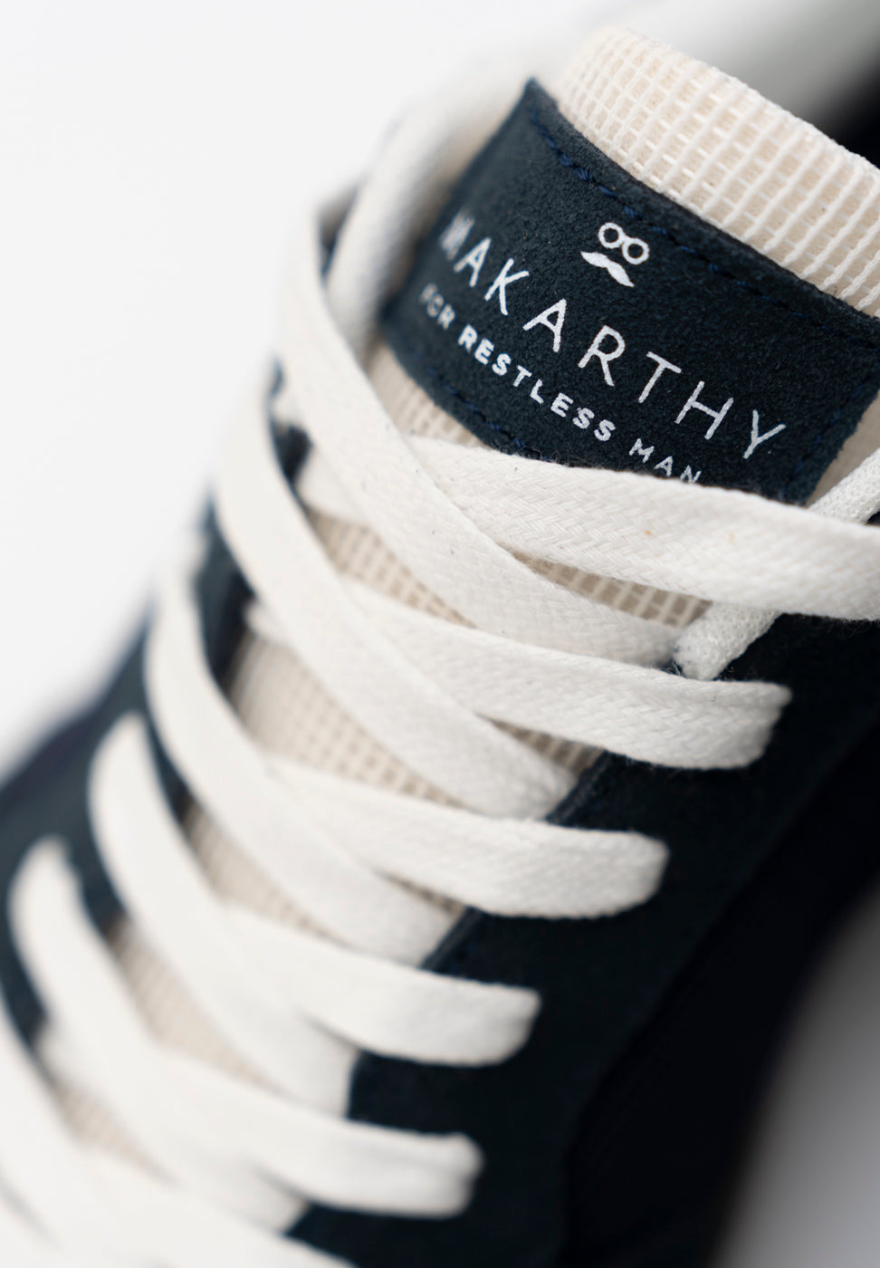 Vintage Indigo Fabric Retro Sneakers