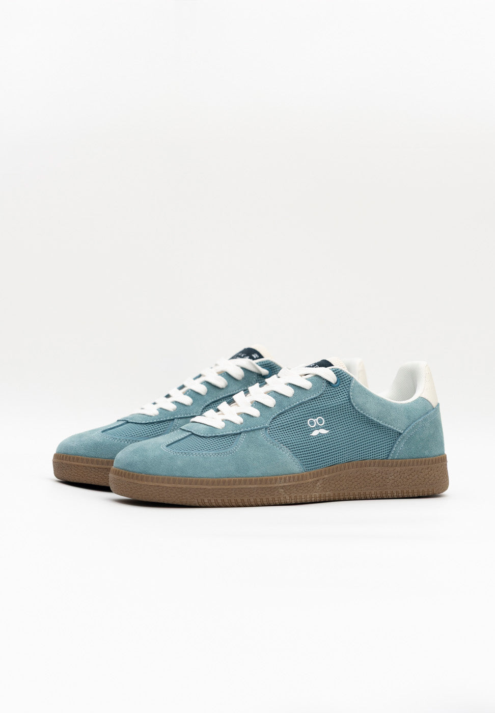 Retro Fabric Sea Blue Sneakers