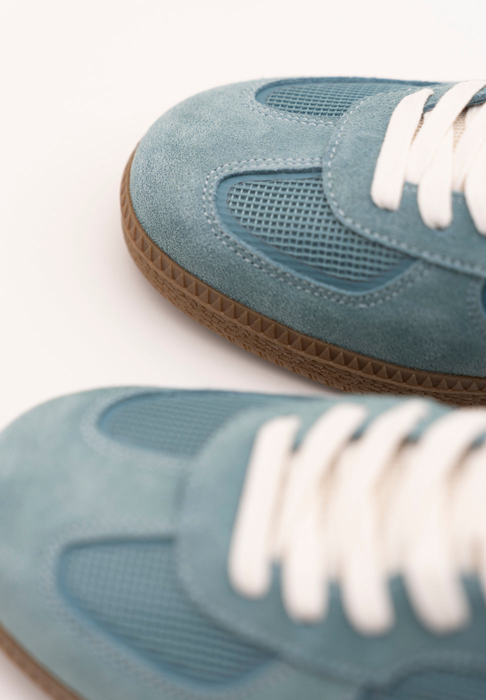 Retro Fabric Sea Blue Sneakers