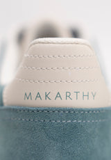 Retro Fabric Sea Blue Sneakers