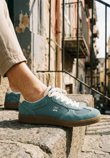 Zapatillas Retro Tejido Sea Blue