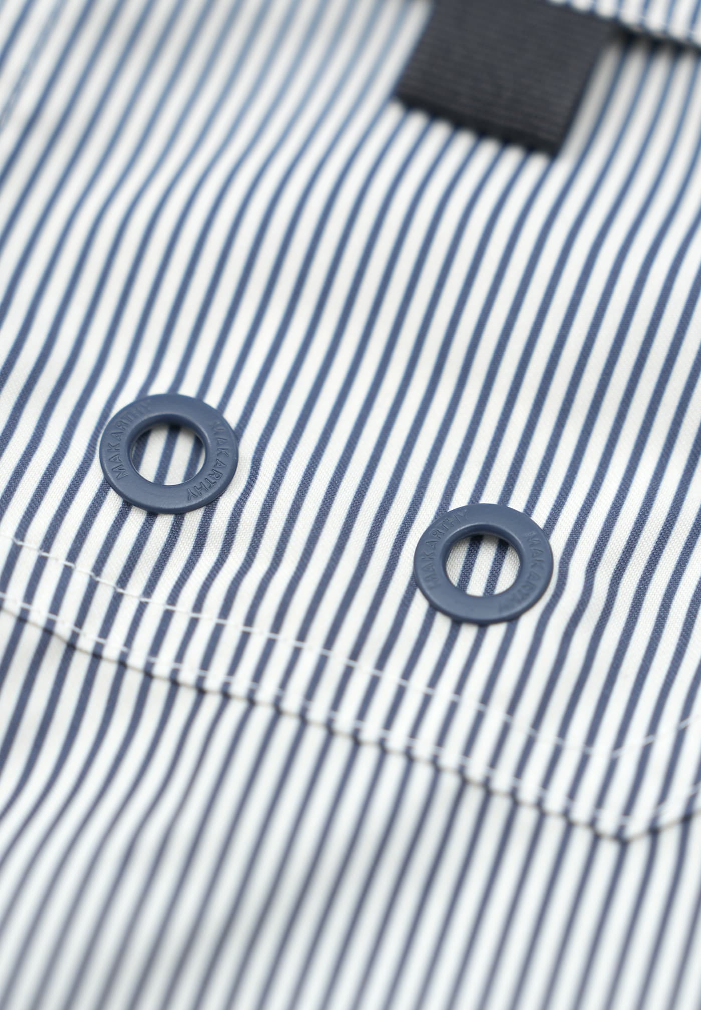 Vintage Indigo Striped Swimsuit
