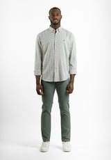 Five-Pocket Sage Trousers