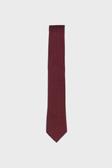 Burgundy Polka Dot Tie