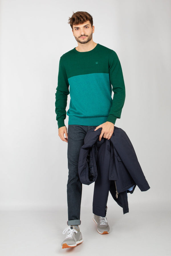 Jersey Cuello Redondo Verde