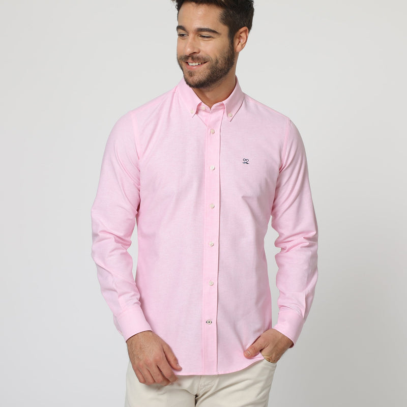 Camisa Oxford Rosa