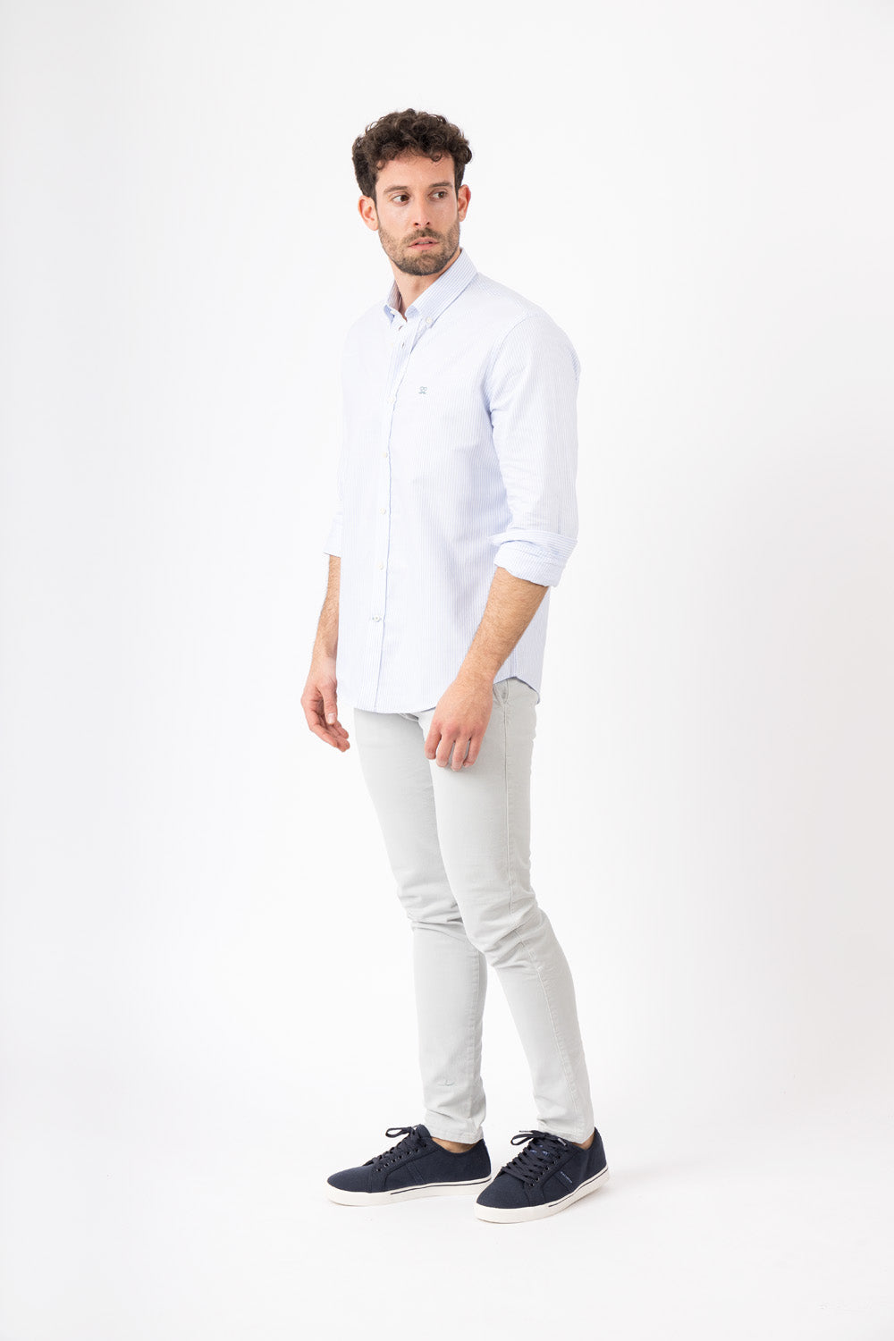 Oxford Striped Sky Blue Shirt
