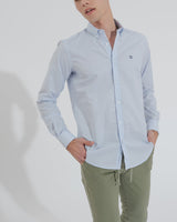 Light Blue Pinpoint Shirt