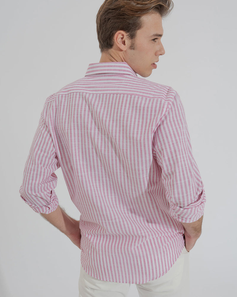 Camisa Coral Frambuesa