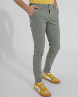 Pantalon Chino Sport Gris Verdoso