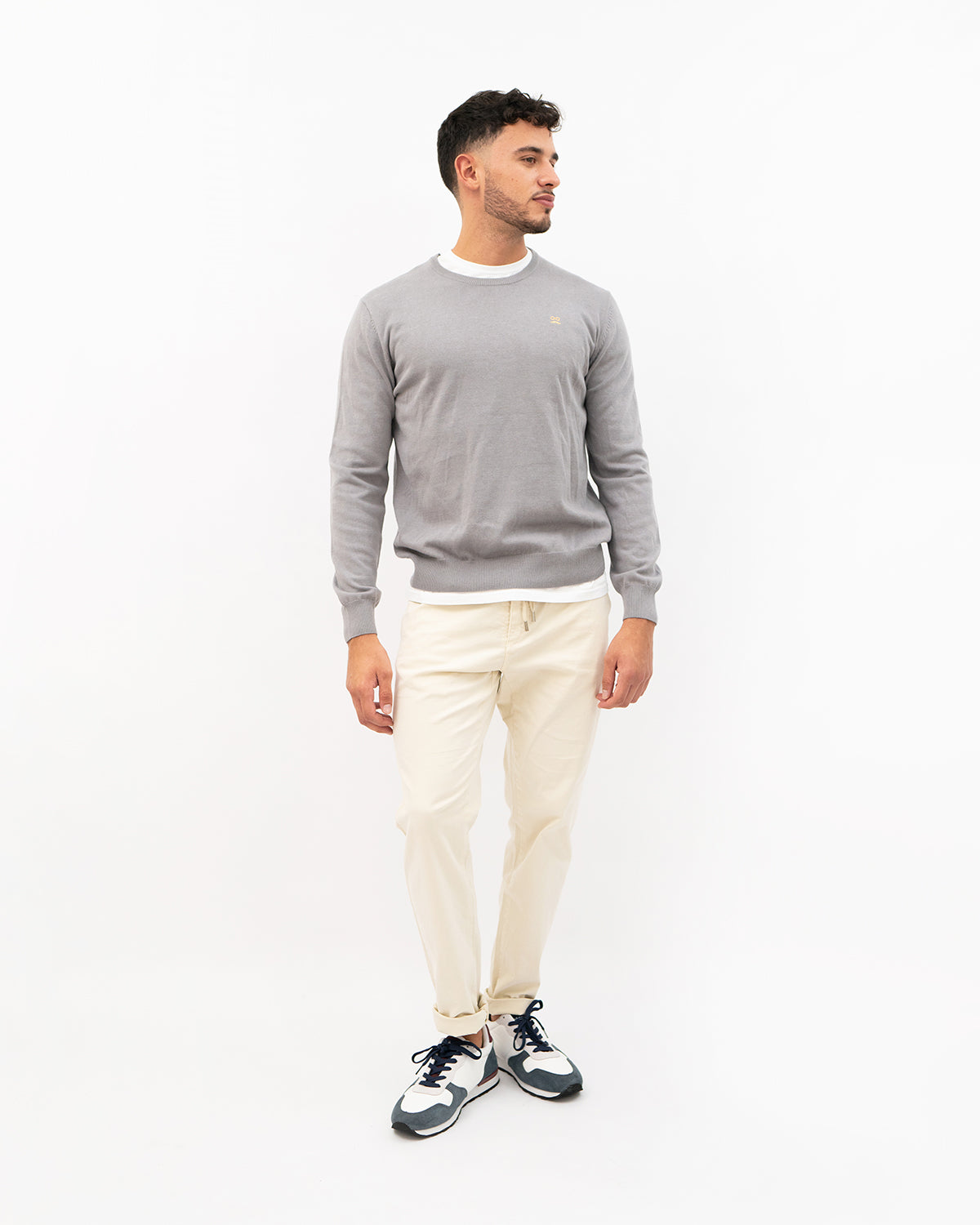 Slate Crew Neck Jumper