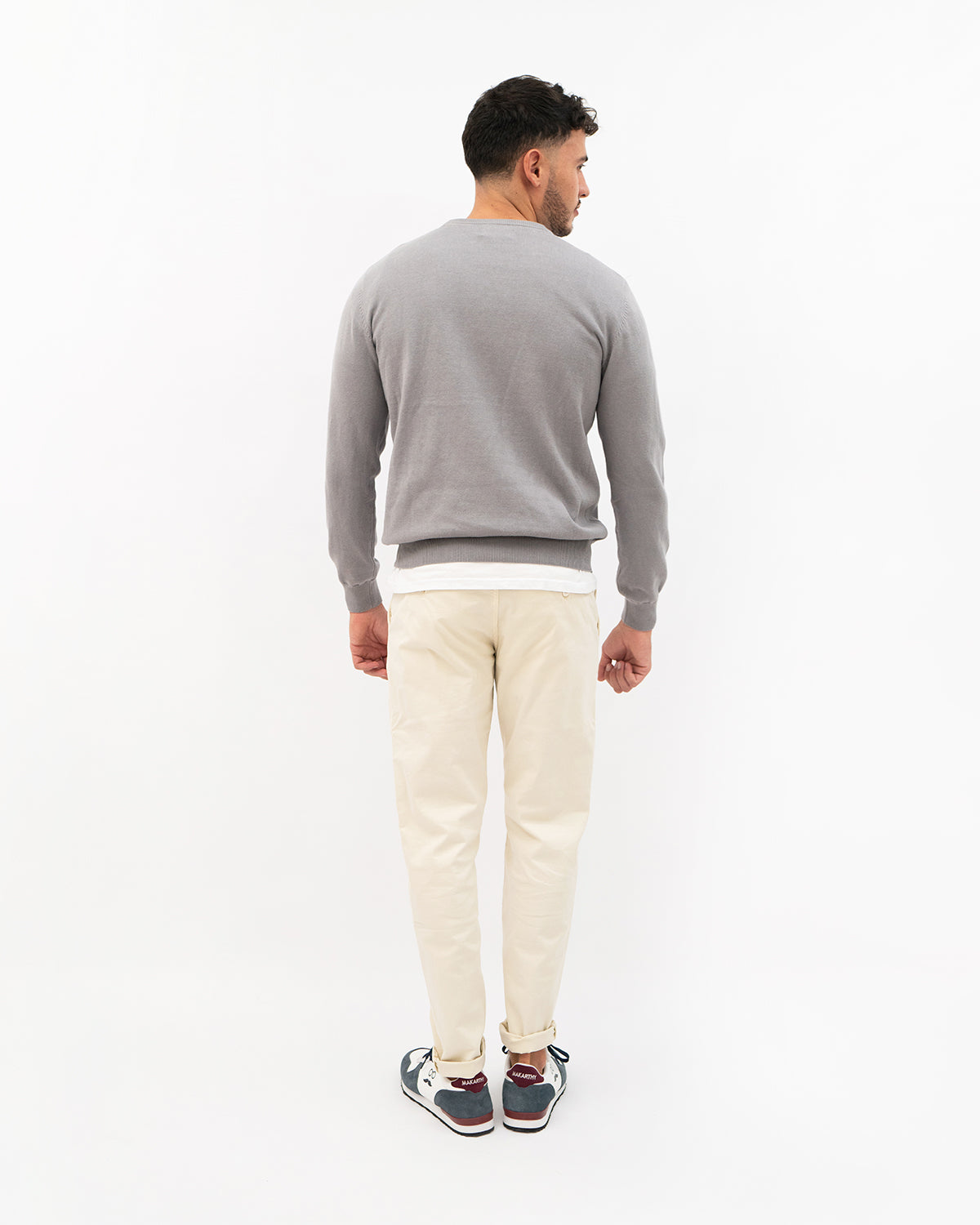 Slate Crew Neck Jumper