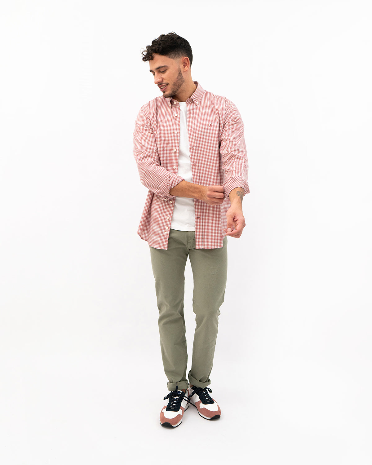 Khaki Five-Pocket Trousers