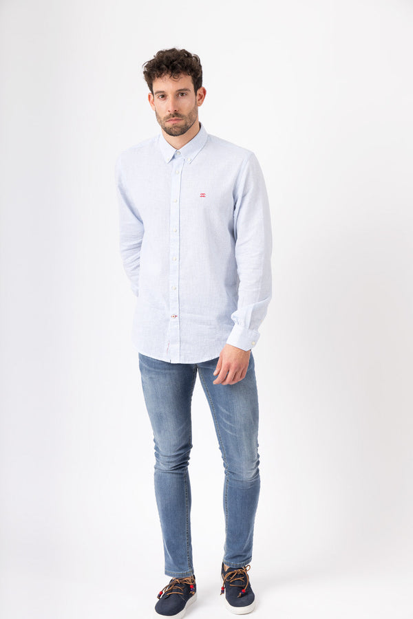 Camisa Transverse Celeste