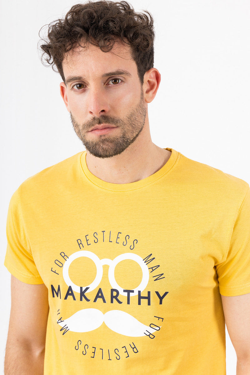 Camiseta Logo Canario Makarthy