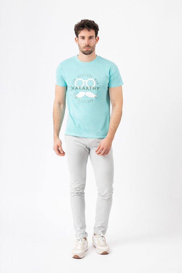Camiseta Logo Turquesa