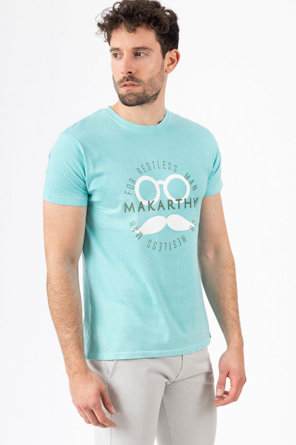 Camiseta Logo Turquesa