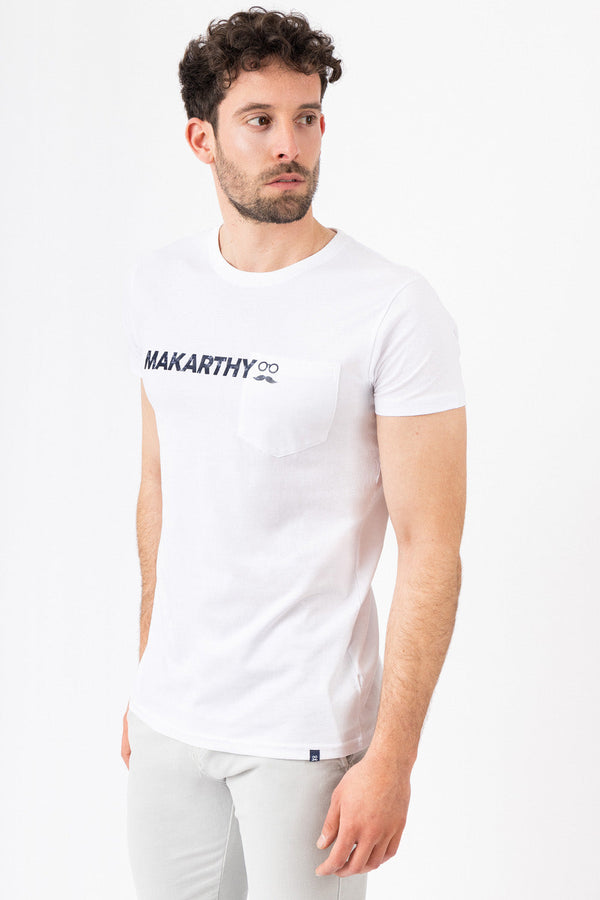 Camiseta Pocket Blanco