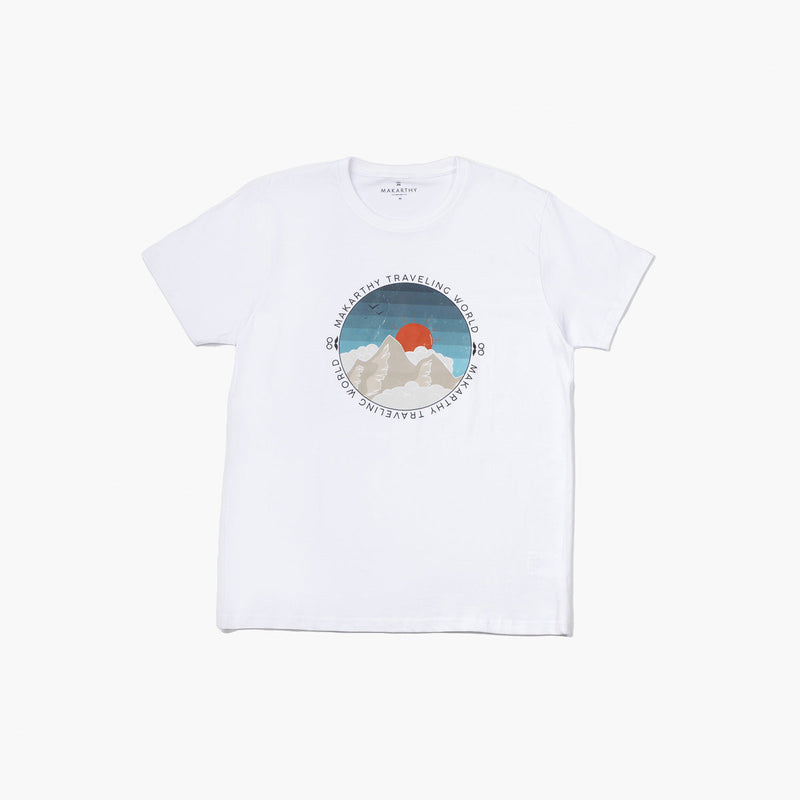 Camiseta Camping Blanco