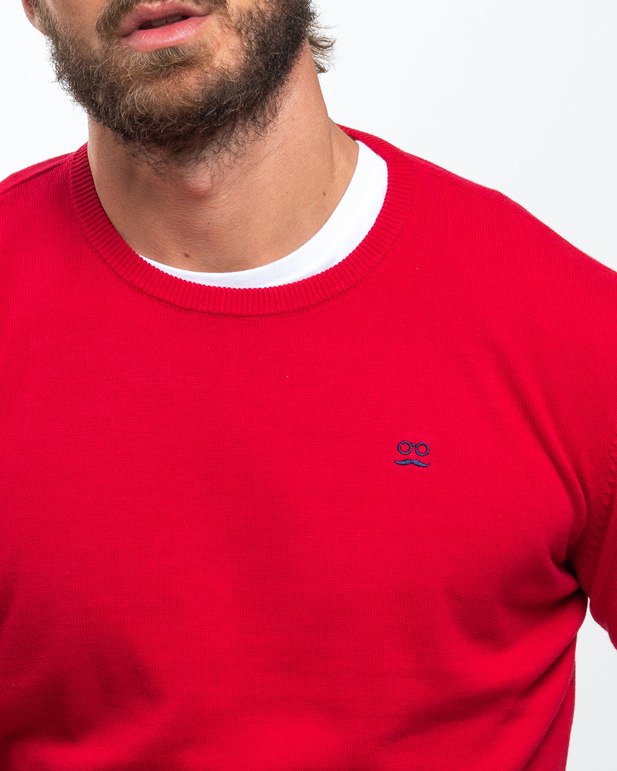 Red Crew Neck Sweater