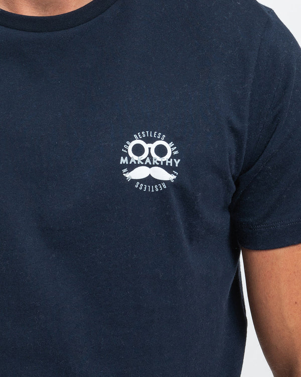 Camiseta Block Logo Marino