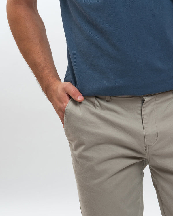 Pantalon Chino Pinza Beige