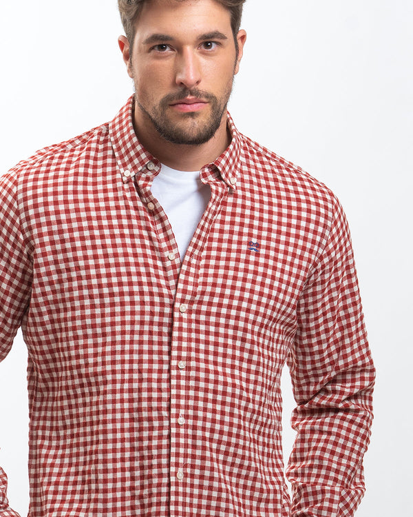 Camisa Village Rojo