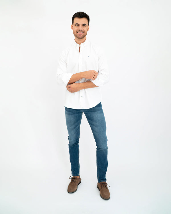 Camisa Oxford Light Blanco