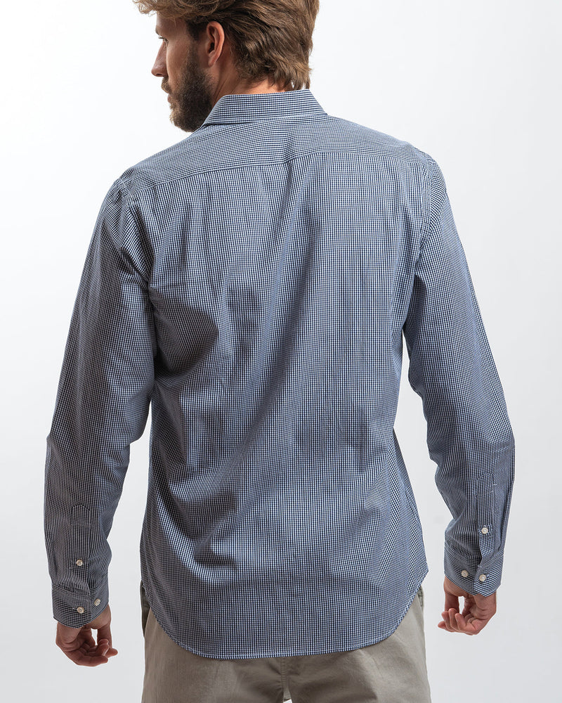 Camisa Cuadros Vichy Marino