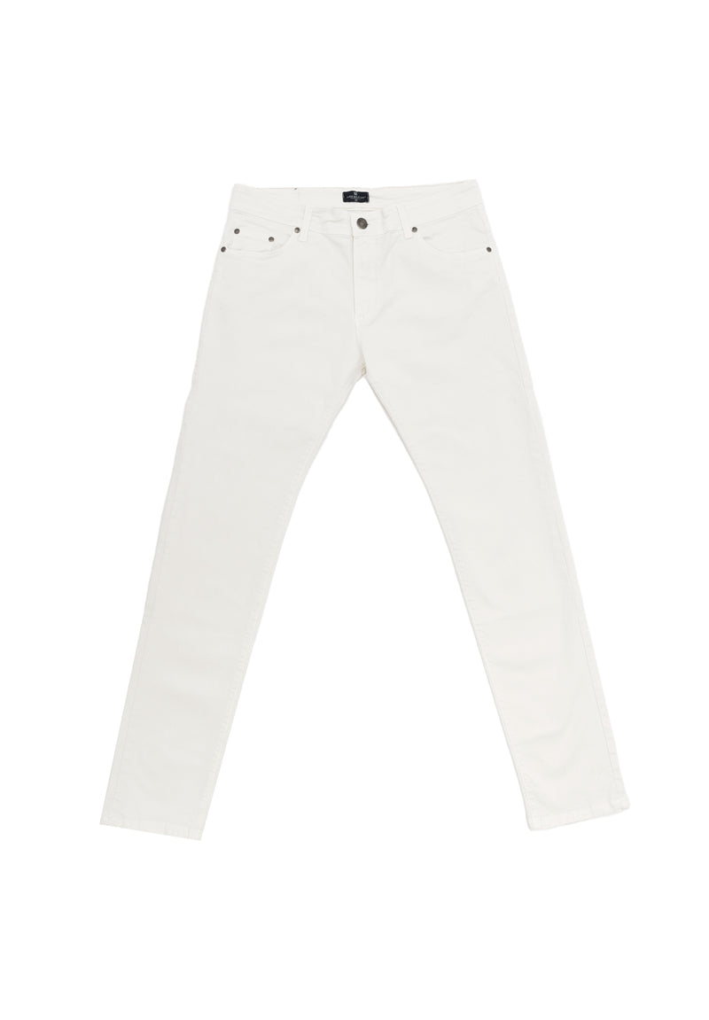 Pantalón Cinco Bolsillos Blanco Roto