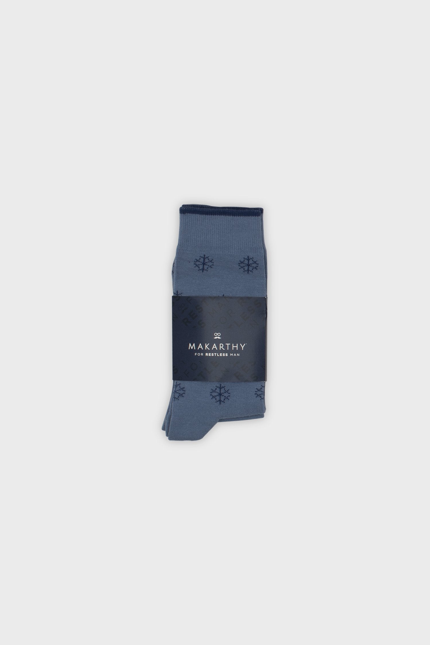 Zermatt Grayish Blue Socks