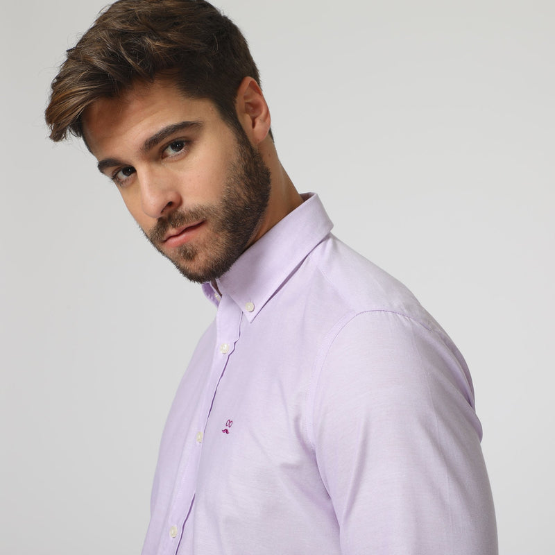 Camisa Oxford Lila