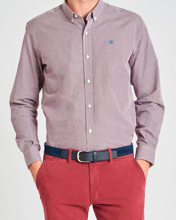Garnet Gingham Shirt